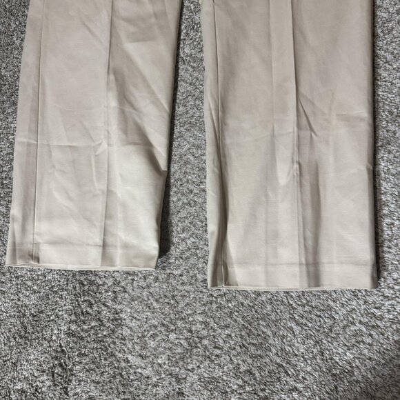 Raffaella Pants Womens 18W Stone Curvy Straight Leg Dress Career Office Khaki - Picture 2 of 12